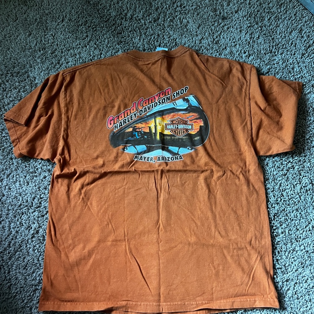 Harley-Davidson Orange Short Sleeve Tee